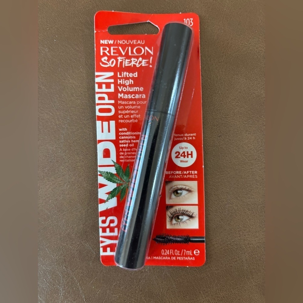 Revlon 24h So Fierce Eyes Wide Open Waterproof Mascara #103 black brown